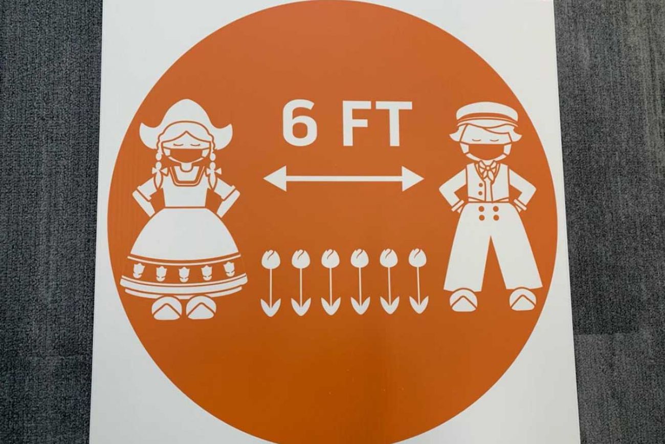 mask sign
