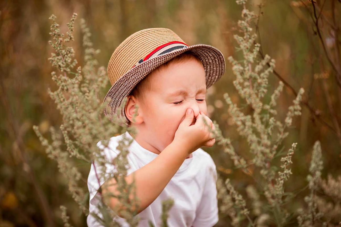 kid sneezing