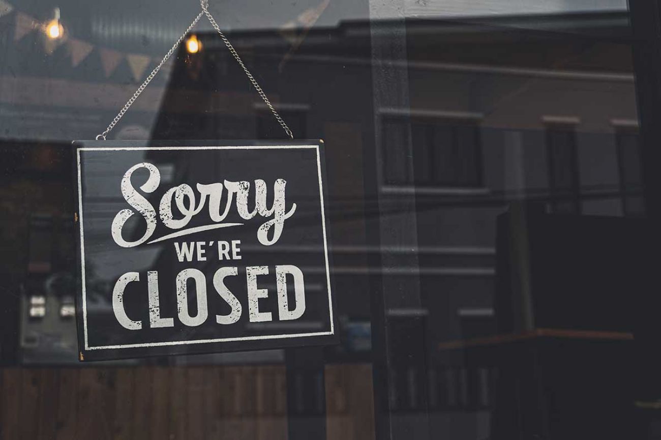 closed sign