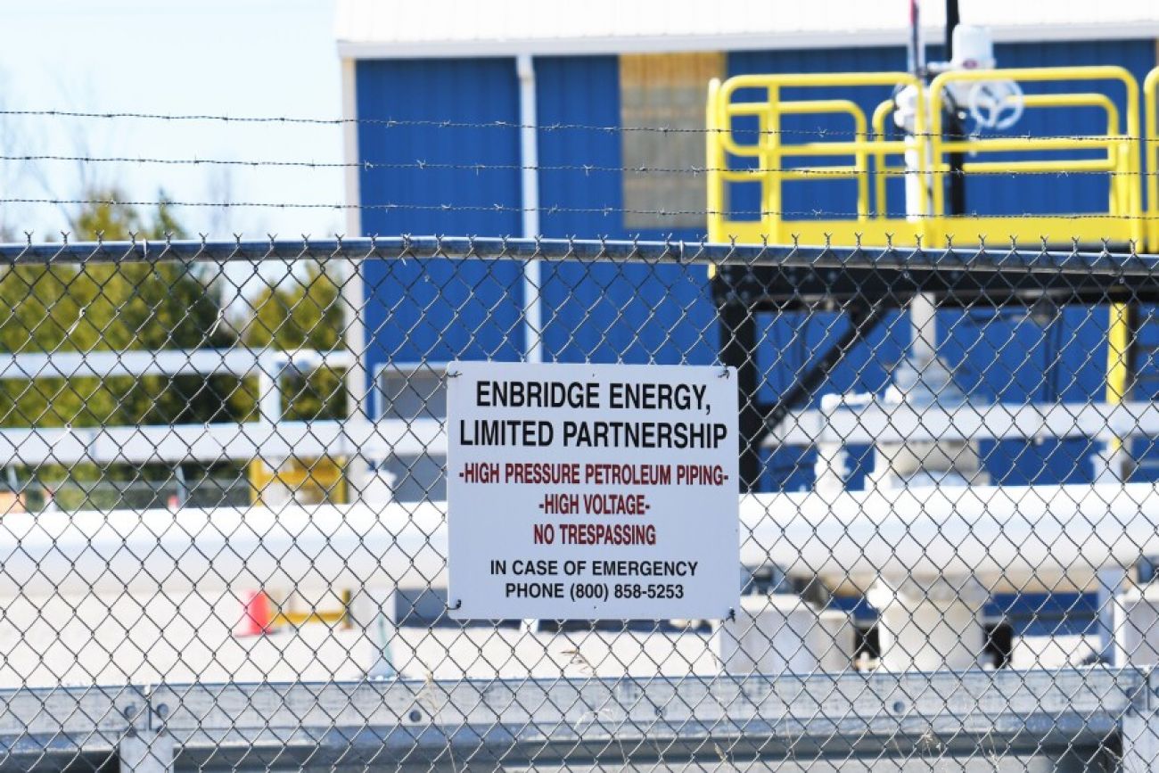 Enbridge sign