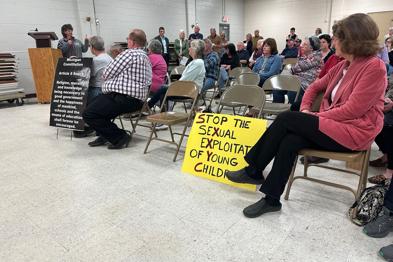 people sitting at a meeting