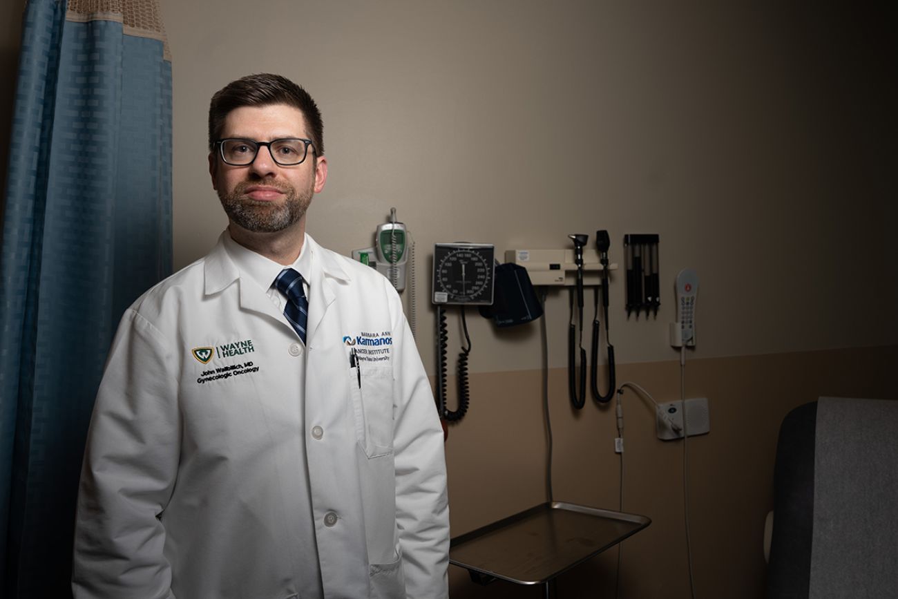 Dr. John Wallbillich in his office