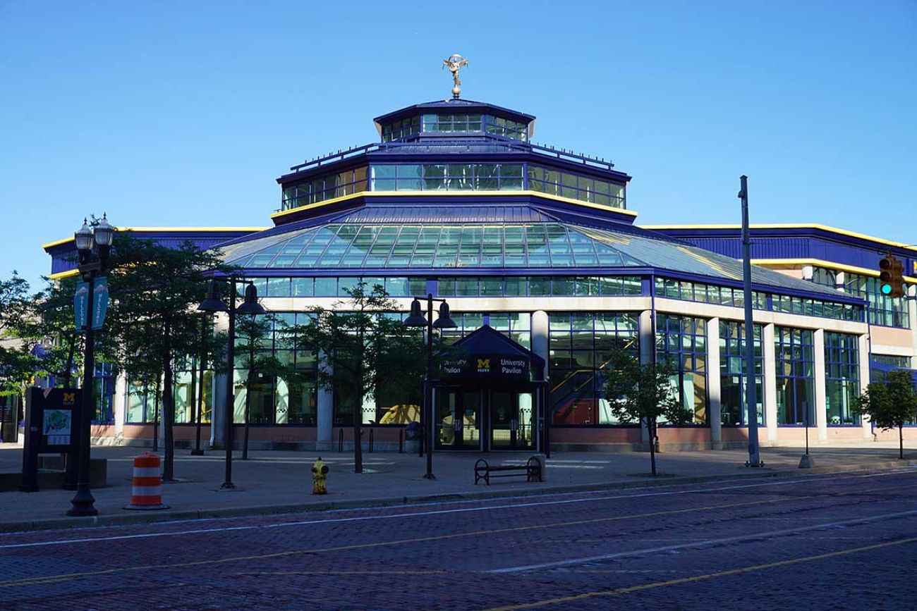 The University Pavilion on the campus of the University of Michigan–Flint in Flint, Michigan
