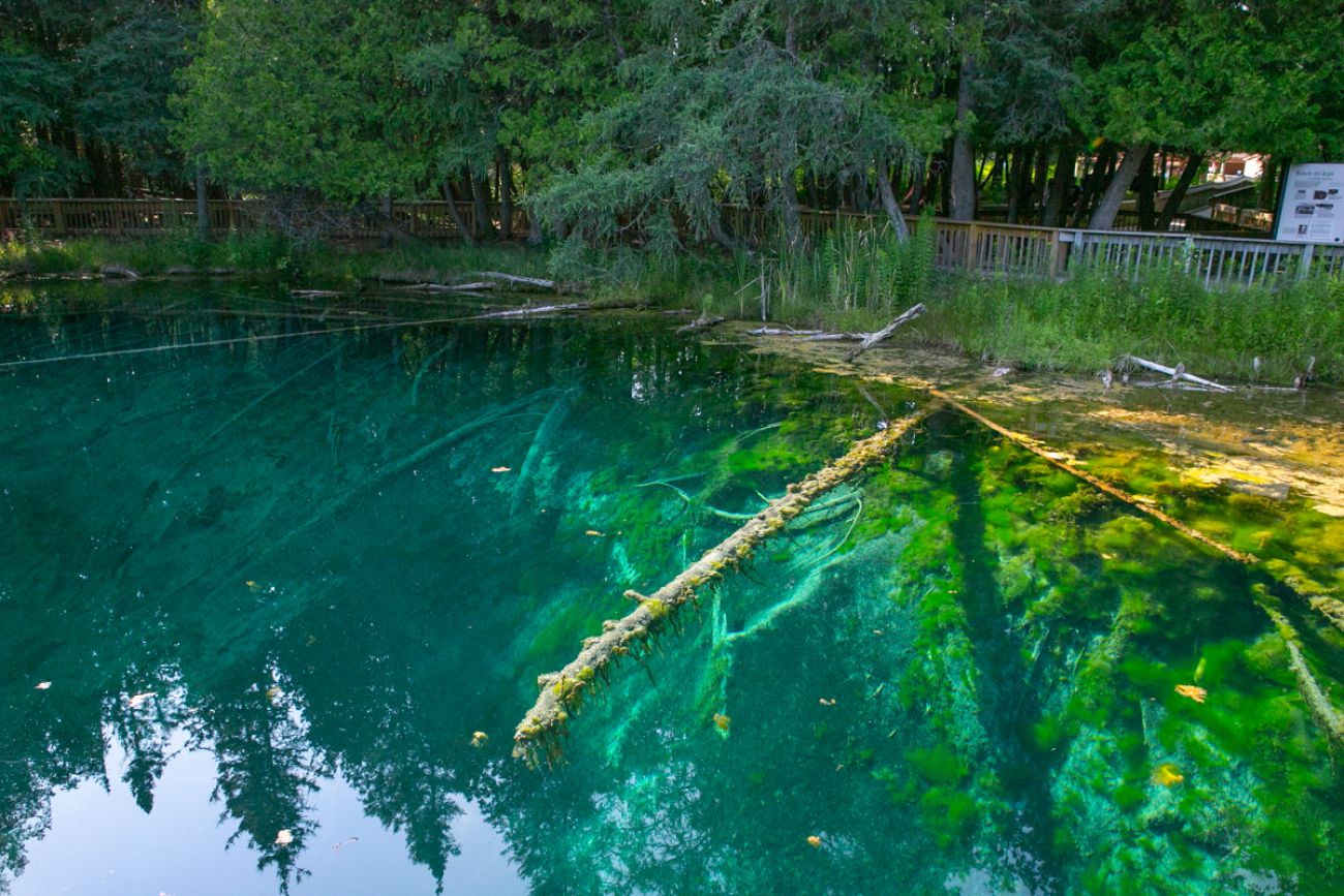 Blue lake