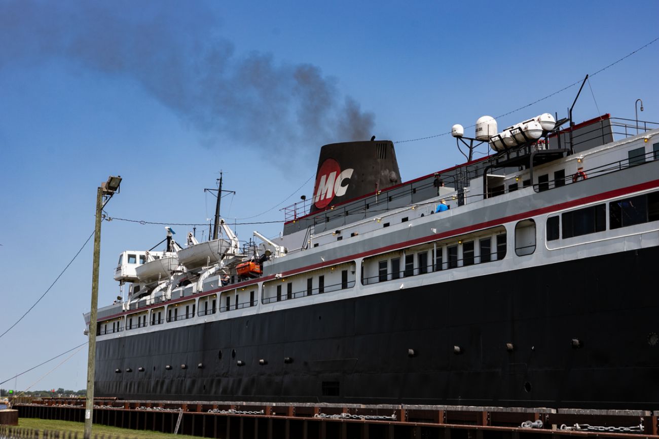 Outside of the SS Badger