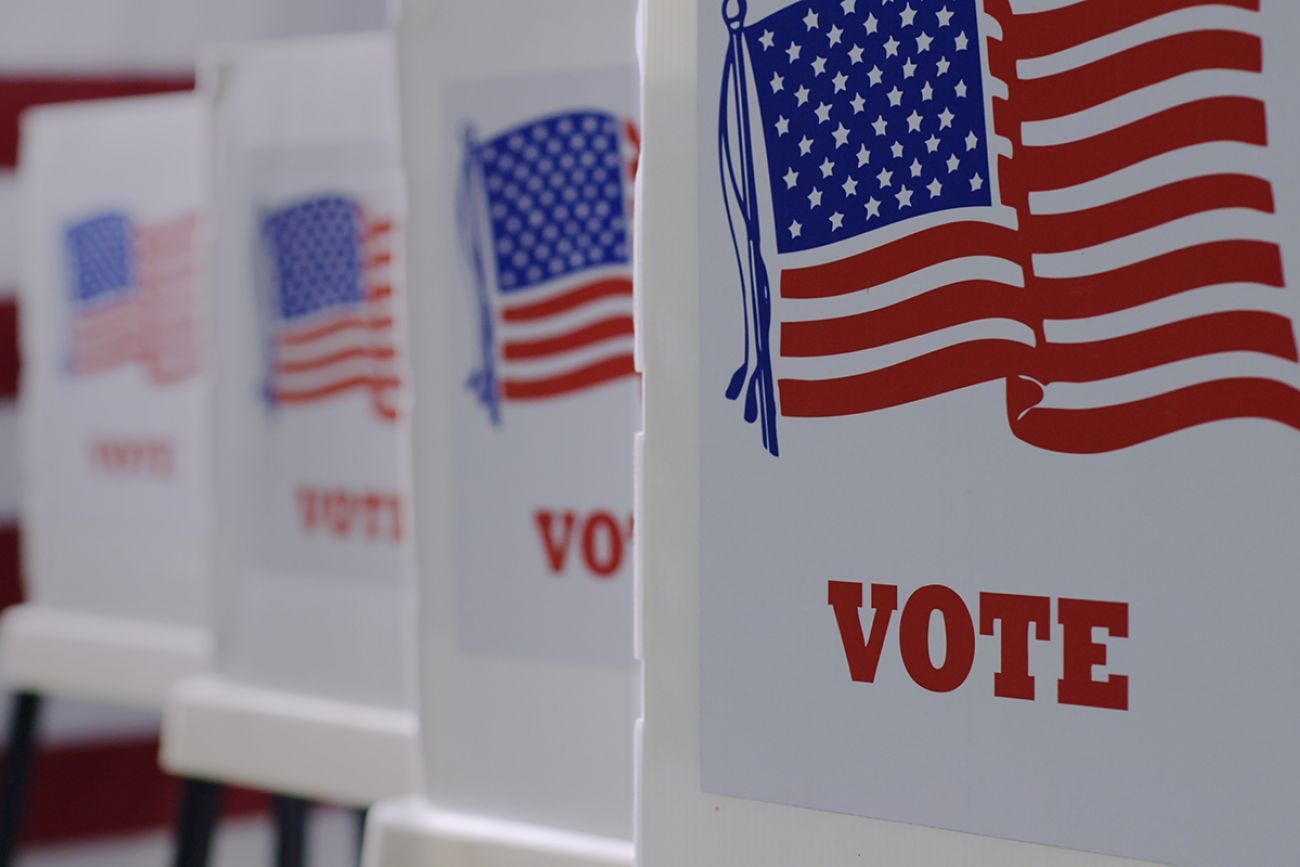 Voting booths