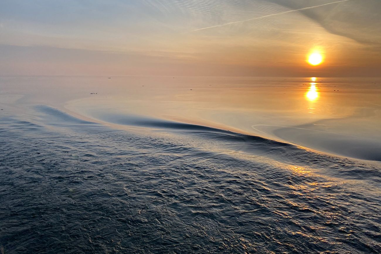 Early morning on Lake Erie