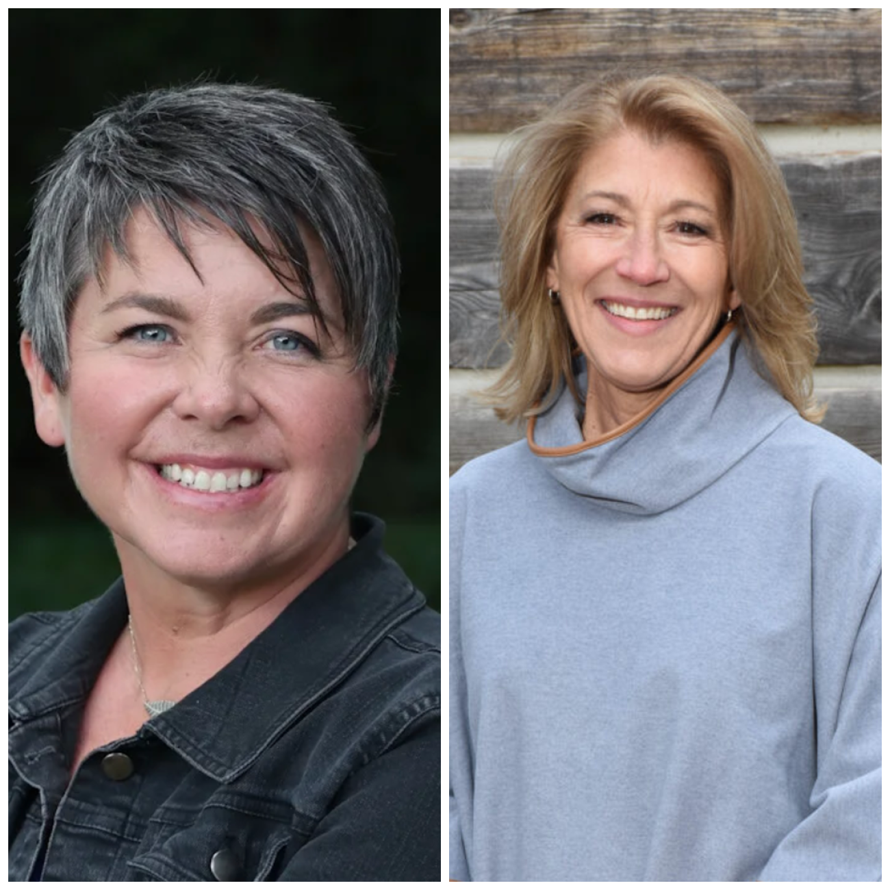 State Rep. Betsy Coffia, D-Traverse City, and Republican Lisa Trombley