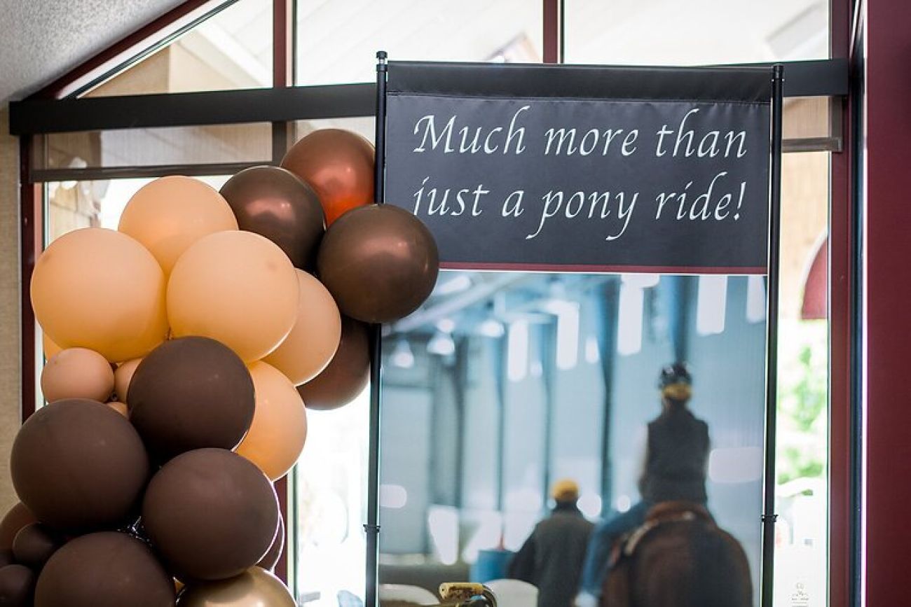 Much more than a pony ride sign
