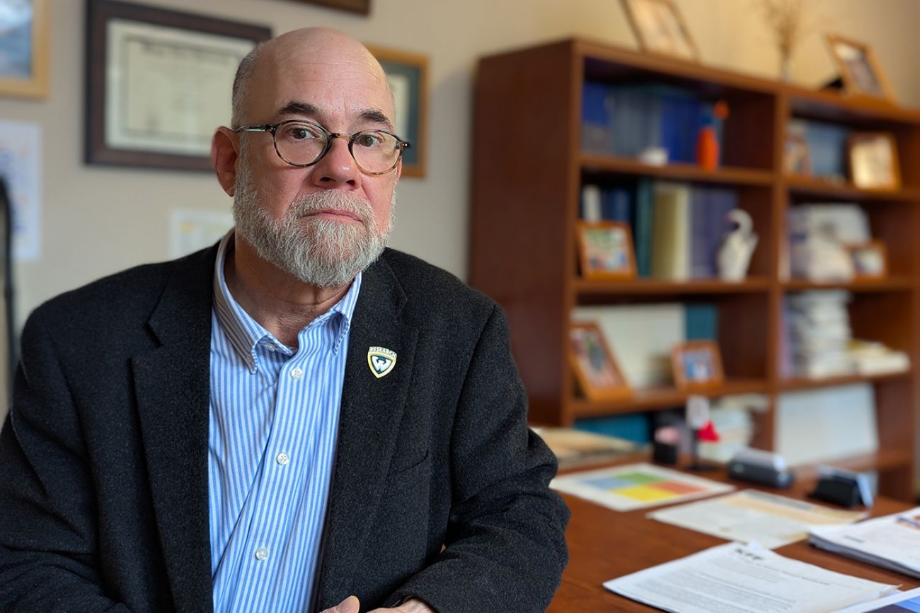 Tom Jankowski in his office.
