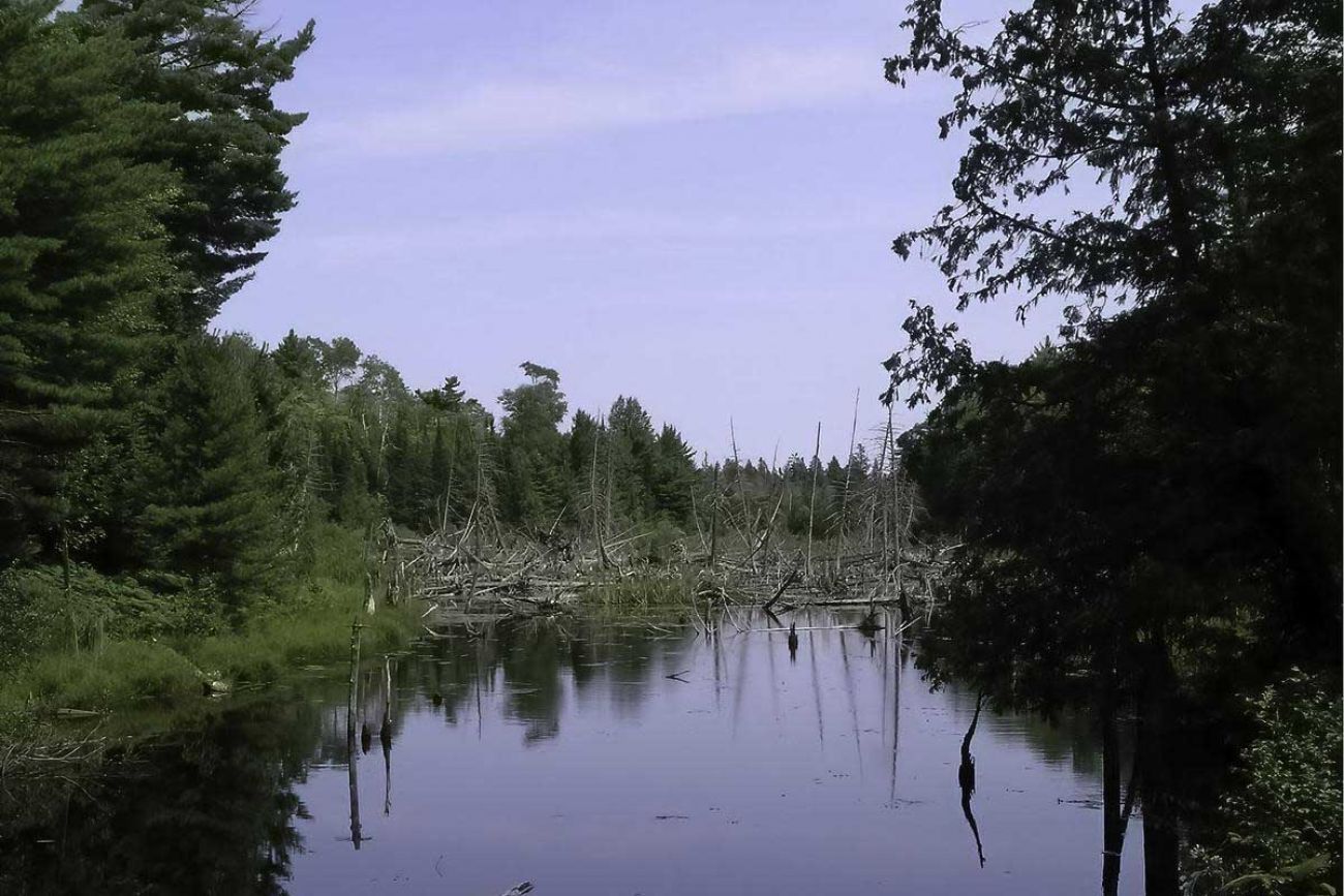small inland lake