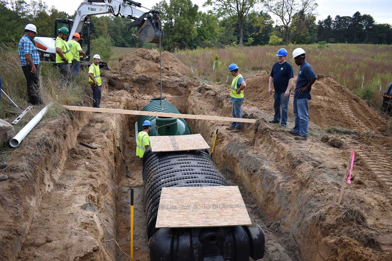 Fenner Nature Center onsite wastewater treatment