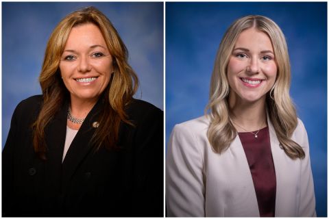 Jamie Thompson and Rylee Linting headshots