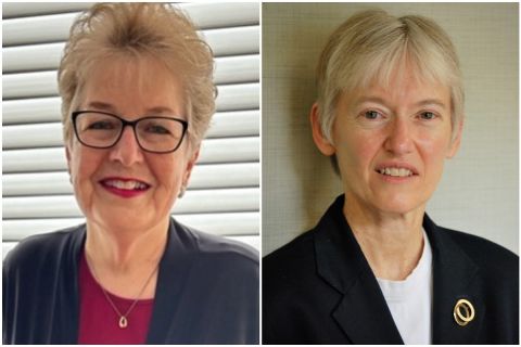 Paula Bowman and Denise Hartsough headshots.