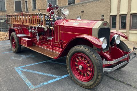 Antique fire truck