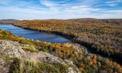  Lake of the Clouds in the Porcupine Mountains Wilderness in Michigan 