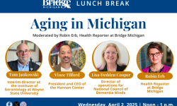 Aging in Michigan graphic.